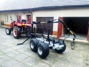 Vyvážačka za malotraktor