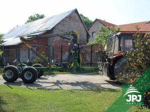 Vyvážačka FARMA CT 5,1-8 za traktor Belarus