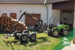 Vyvážačka Vahva Jussi 2000+_320 za malotraktor Šálek
