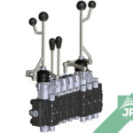 2 – pákový hydraulický rozvádzač XYZ